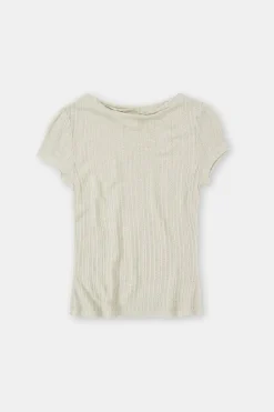 Closed Lace top Pastel olive New