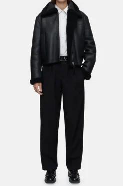 Closed Lambskin jacket Black Discount