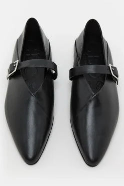 Closed Leather ballerinas Black Online