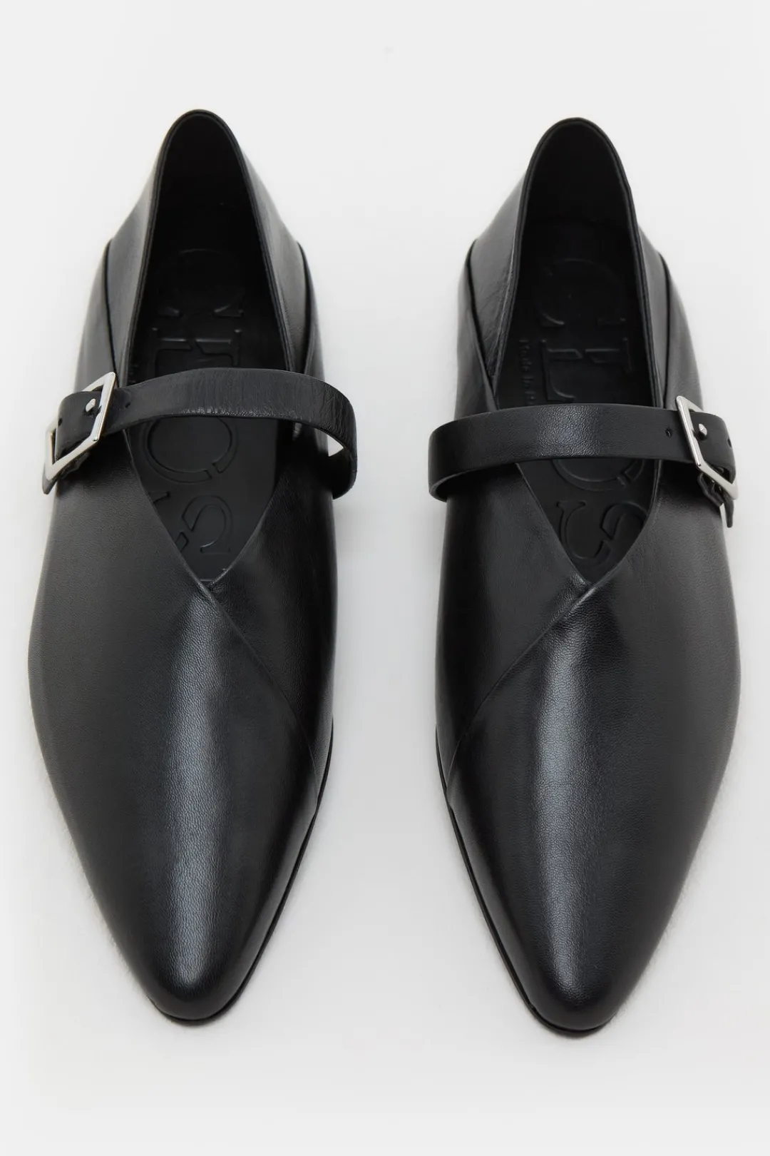 Closed Leather ballerinas Black Online