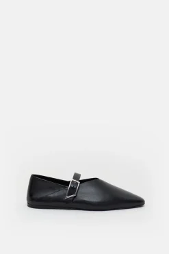 Closed Leather ballerinas Black Online