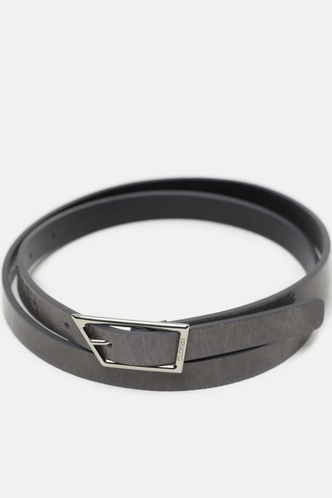 Closed Leather belt Heritage grey Hot