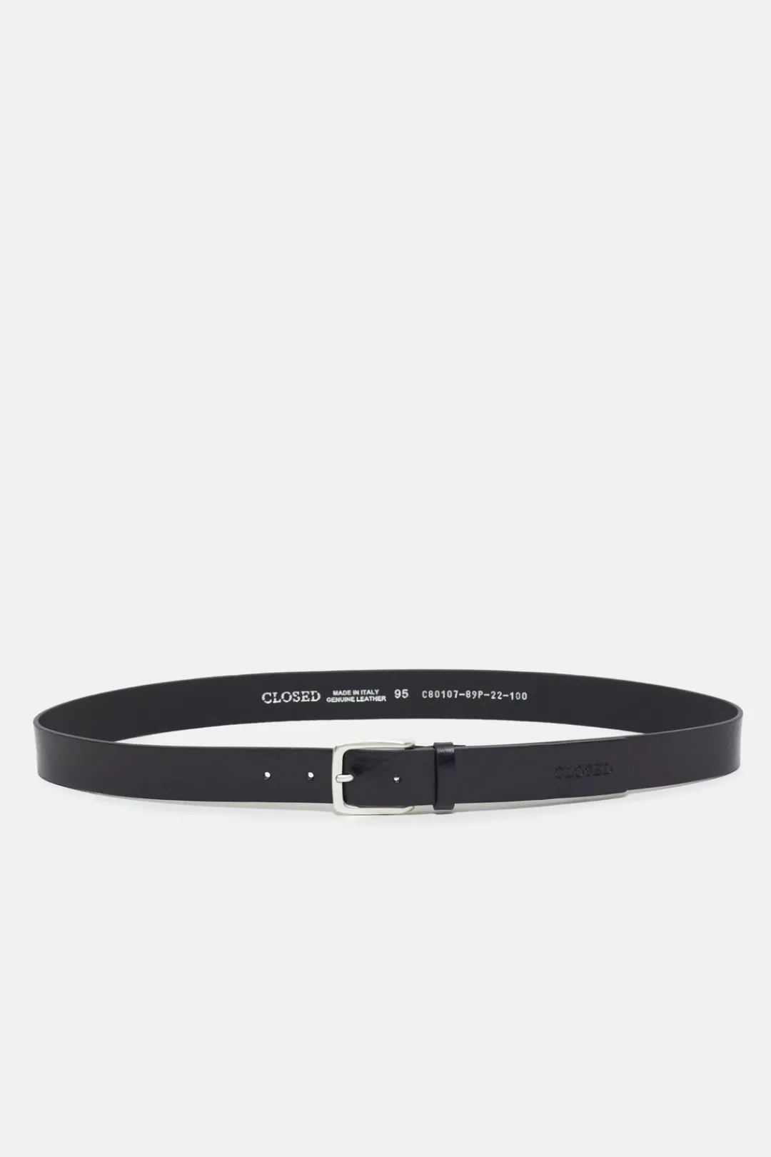 Closed Leather belt Black Online