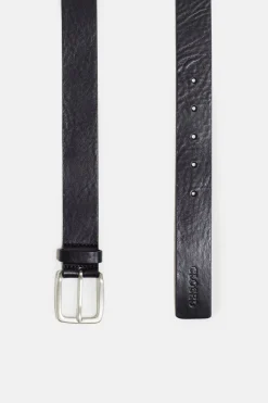 Closed Leather belt Black Online