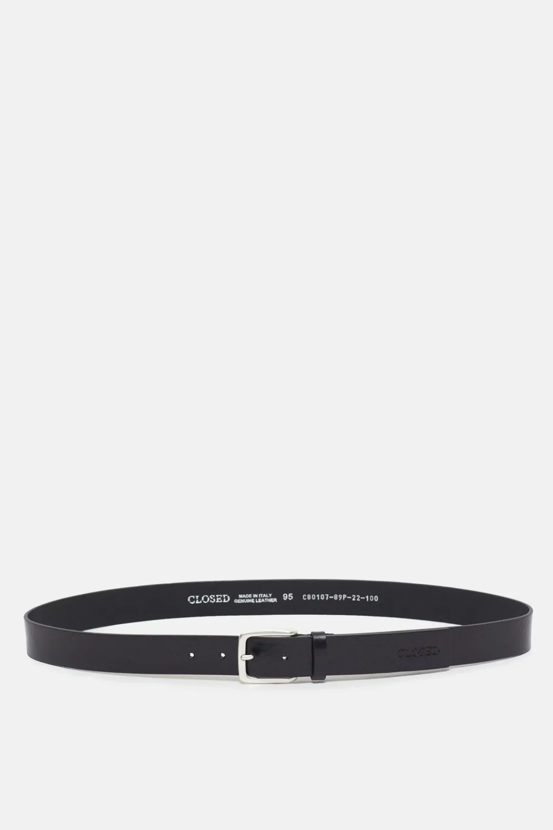 Closed Leather belt Black Online