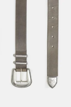 Closed Leather Belt Ver green Hot