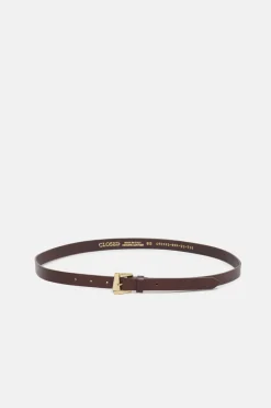 Closed Leather belt Brazil nut Best