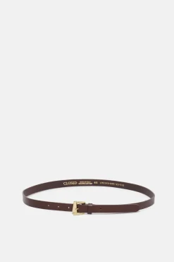Closed Leather belt Brazil nut Best