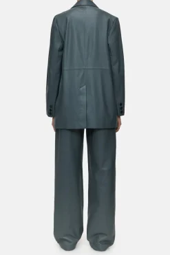 Closed Leather blazer Pini green Best