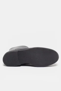 Closed Leather boots Black Clearance