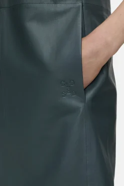 Closed Leather dress Pini green Best