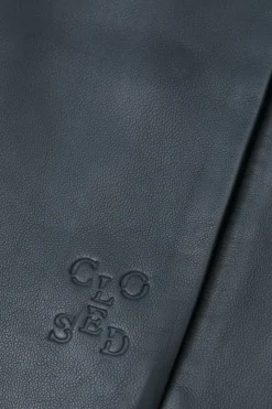 Closed Leather dress Pini green Best