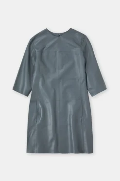 Closed Leather dress Pini green Best