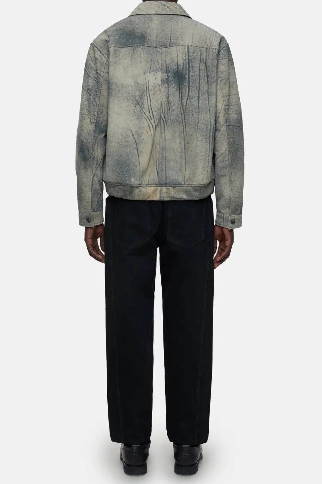Closed Leather jacket Smokey blue Sale