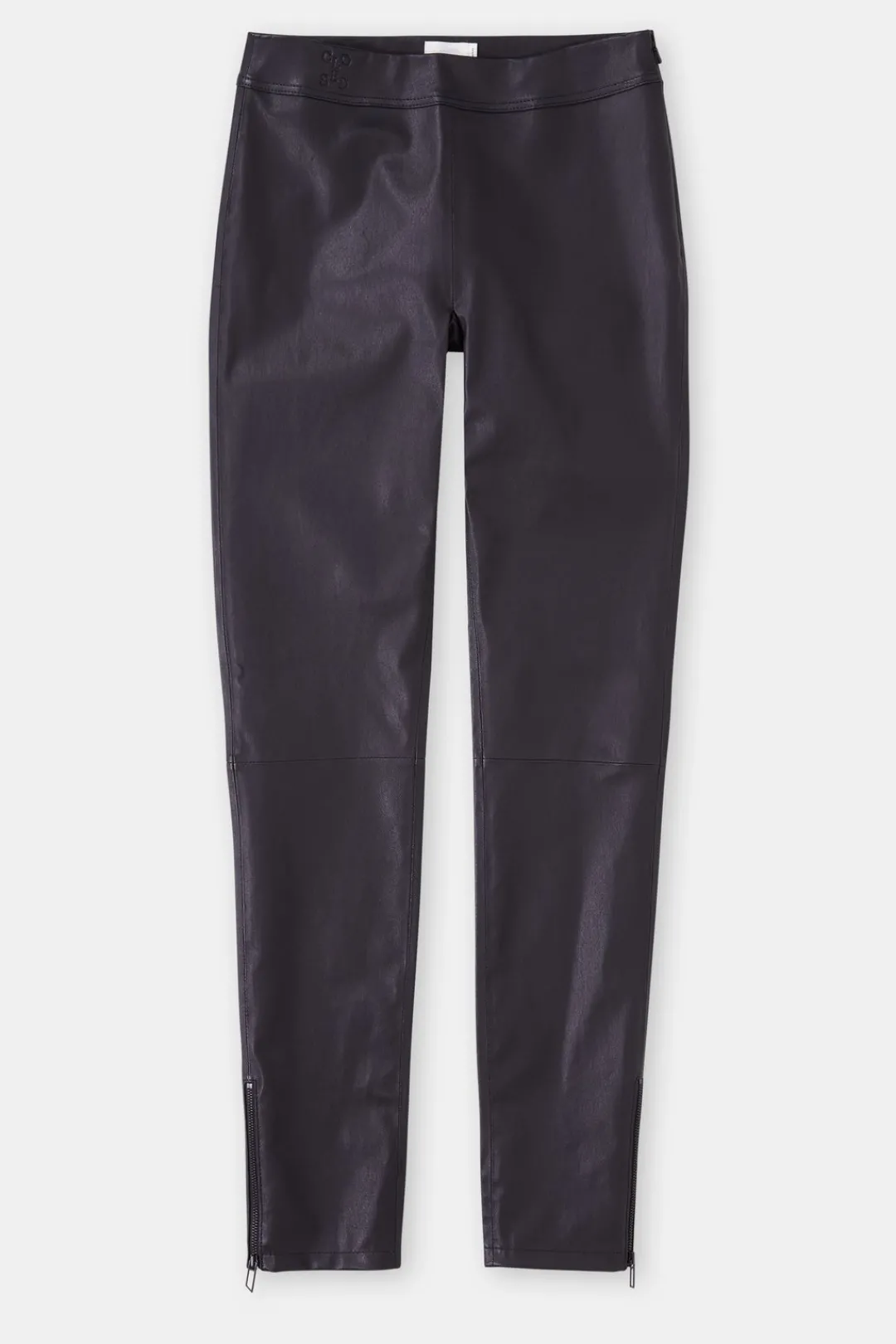 Closed Leather Leggings Black Outlet