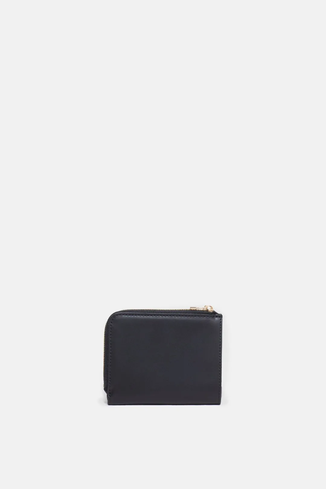 Closed Leather wallet small Black New