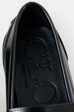 Closed Loafers Black New