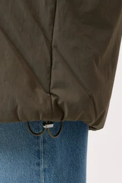Closed Long quilted jacket Golden moss