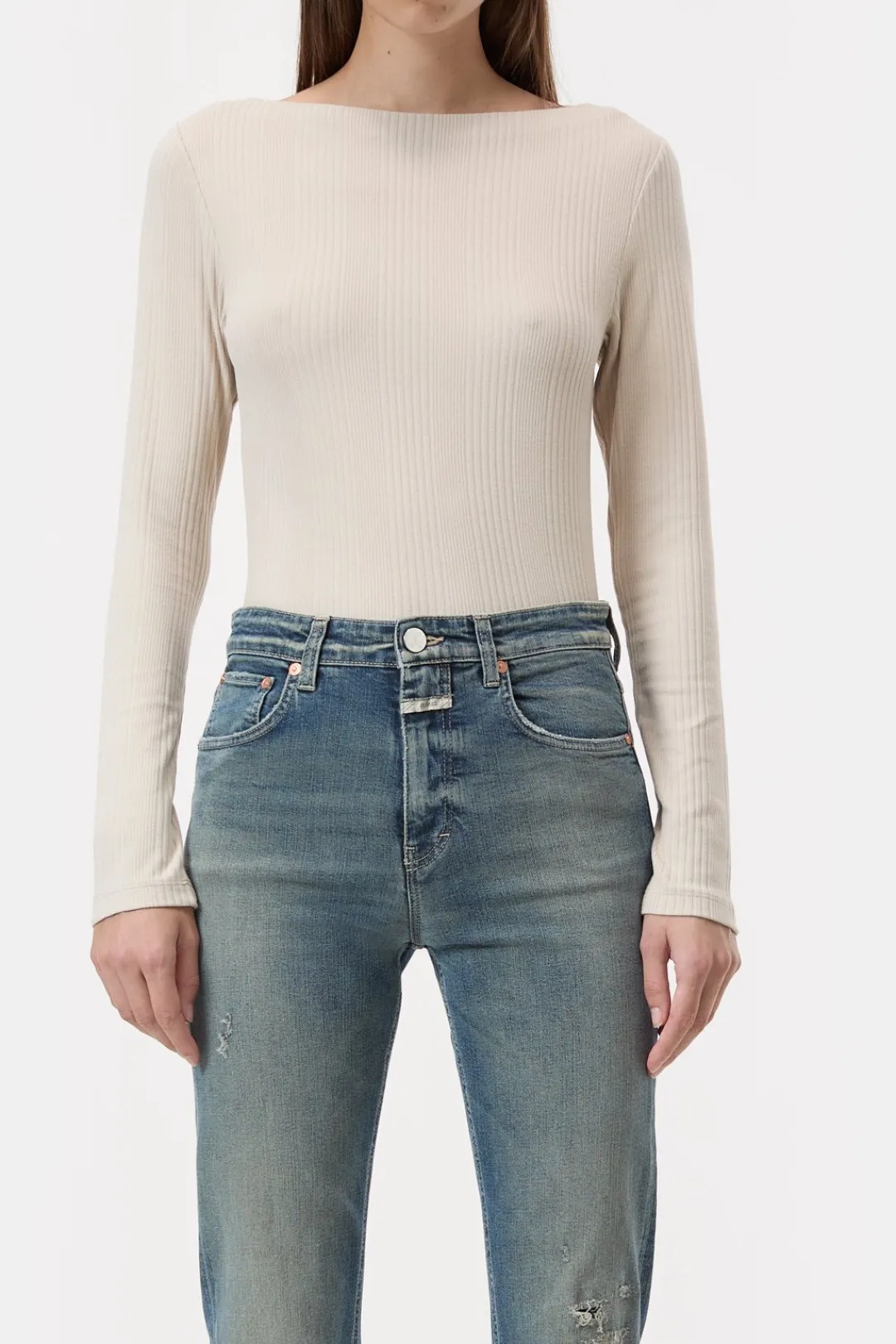 Closed Long sleeve shirt Pearl beige Sale
