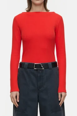 Closed Long sleeve shirt Chili pepper red Outlet