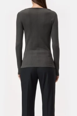 Closed Long sleeve shirt Irish coffee Sale