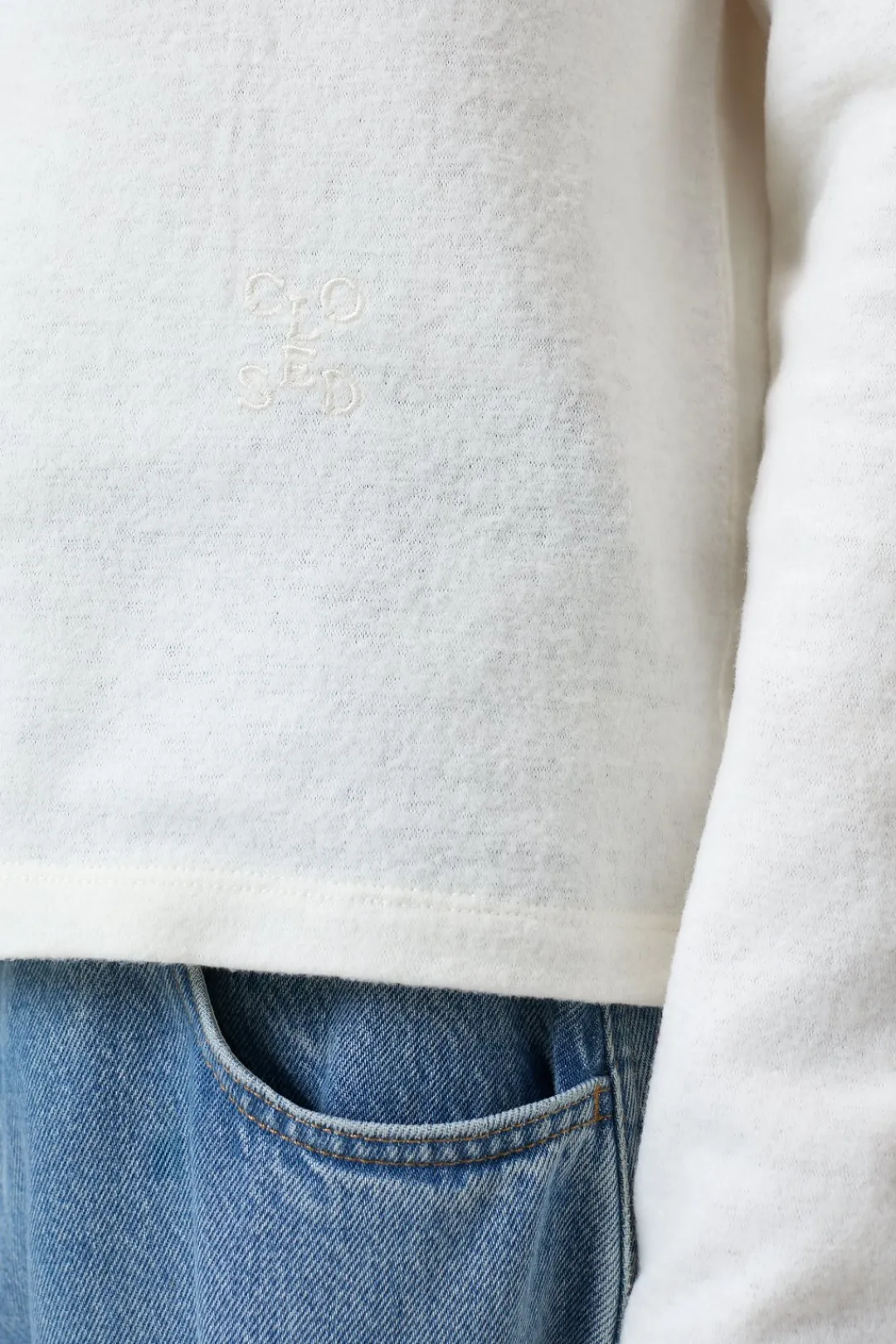 Closed Long-sleeved shirt Ivory Best