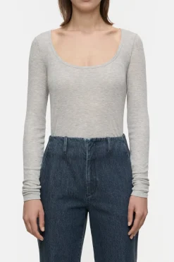 Closed Long-sleeved shirt in cashmere blend Pearl beige