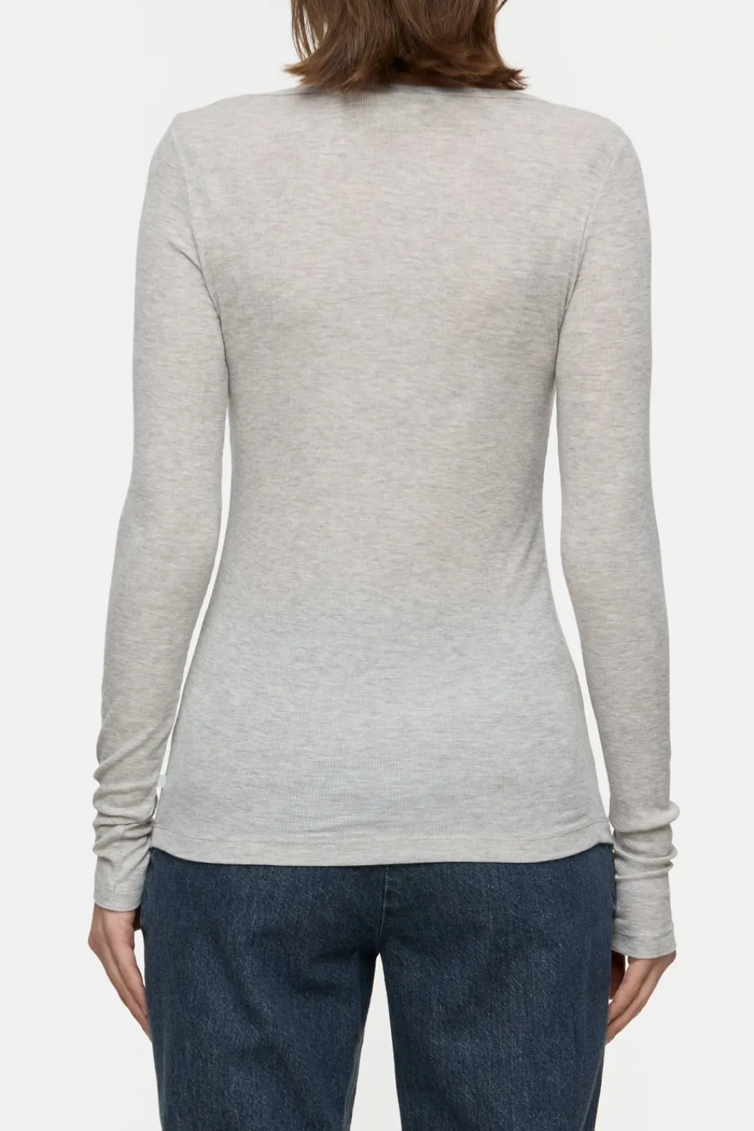 Closed Long-sleeved shirt in cashmere blend Pearl beige