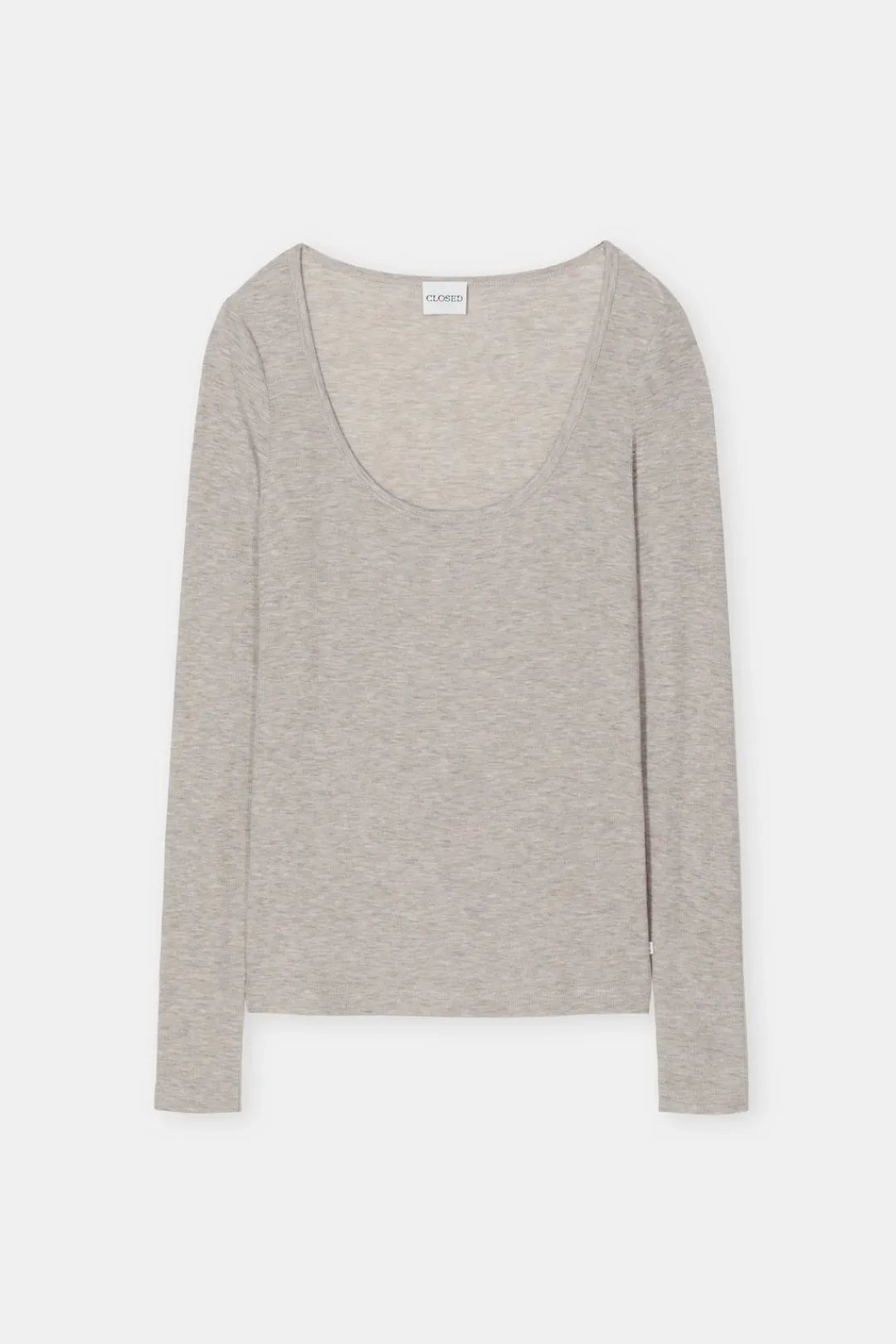 Closed Long-sleeved shirt in cashmere blend Pearl beige