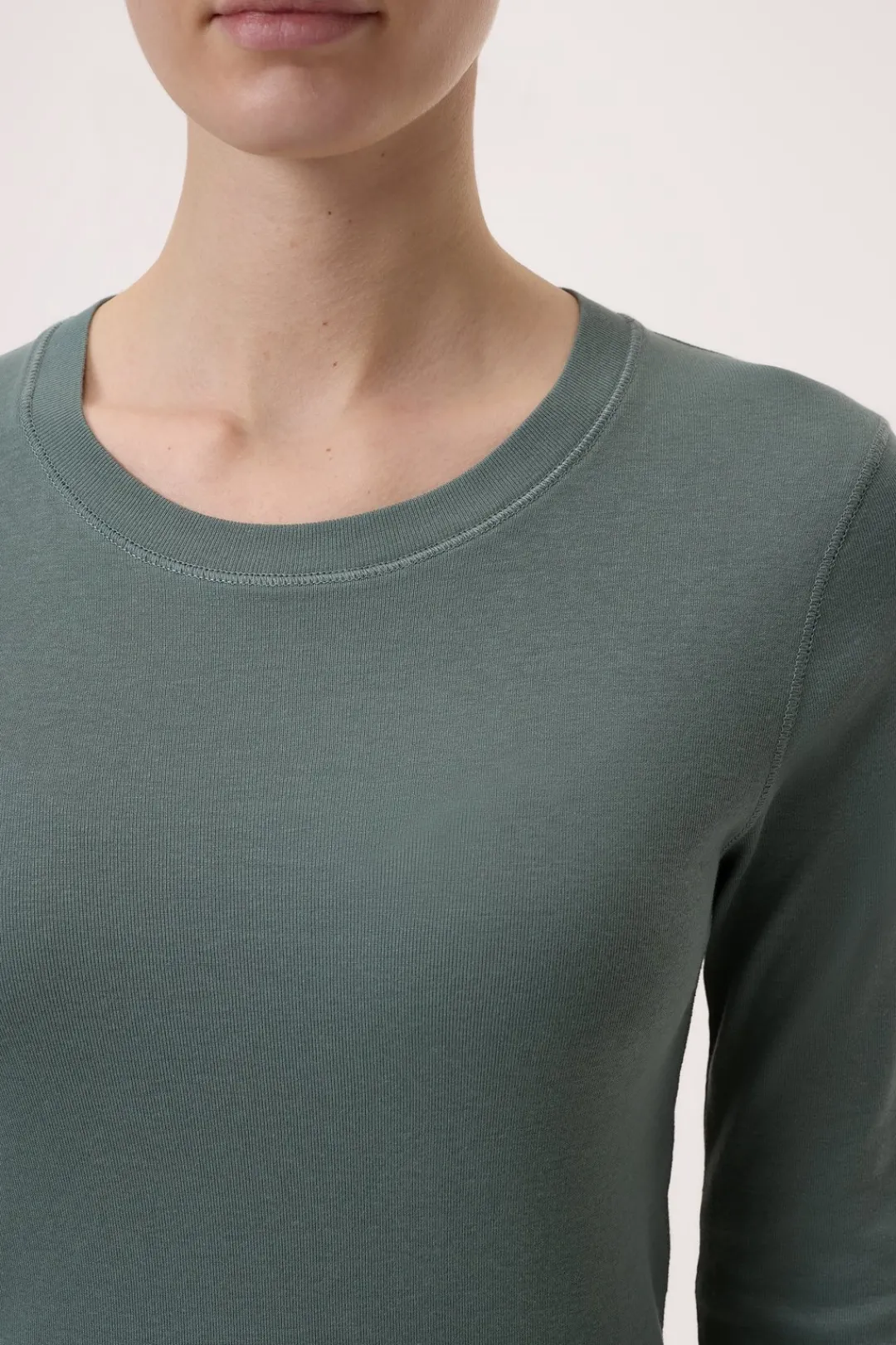 Closed Long-sleeved shirt in cotton blend Faded green Clearance