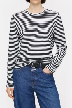 Closed Long-sleeved shirt made from organic cotton Black New