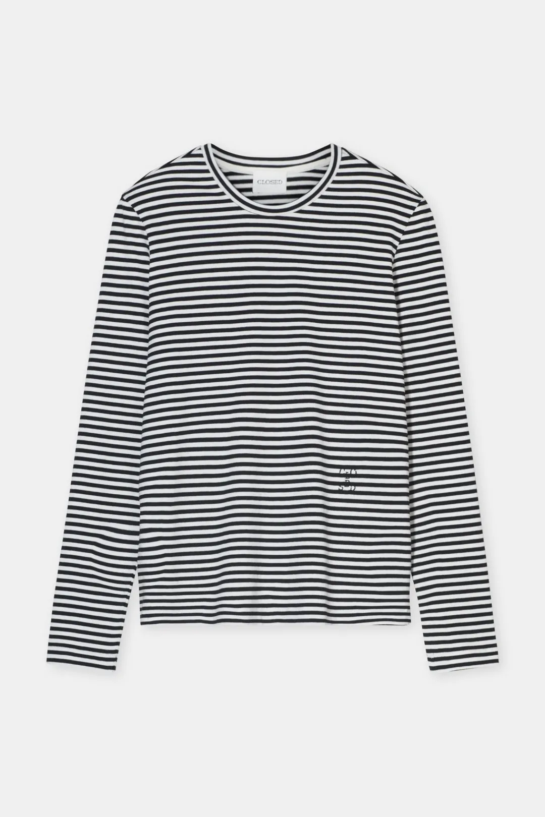 Closed Long-sleeved shirt made from organic cotton Black New