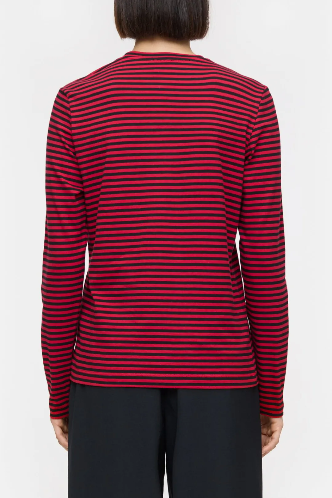 Closed Long-sleeved shirt made from organic cotton Chili pepper red Best