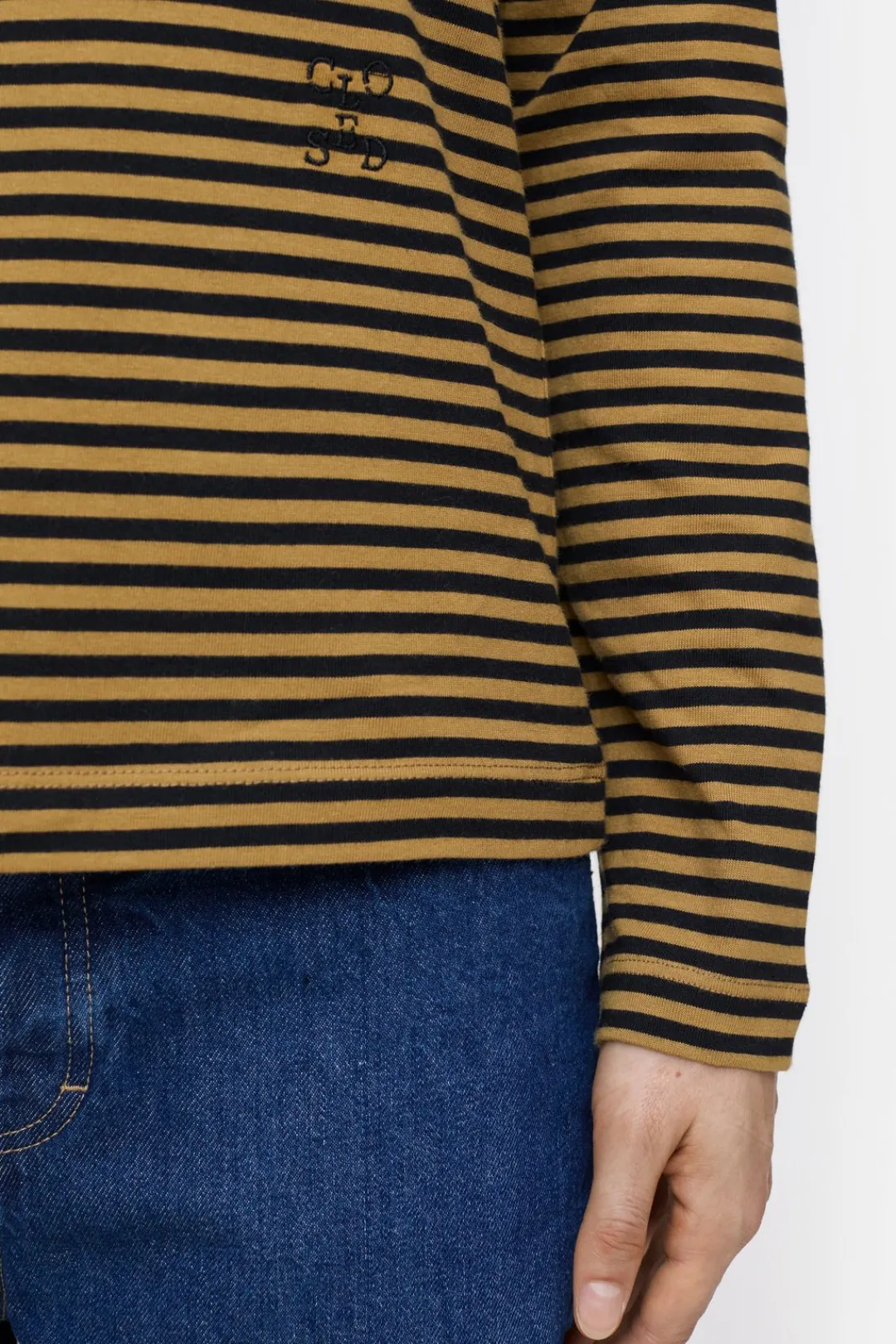 Closed Long-sleeved shirt made from organic cotton Tullamore brown Online