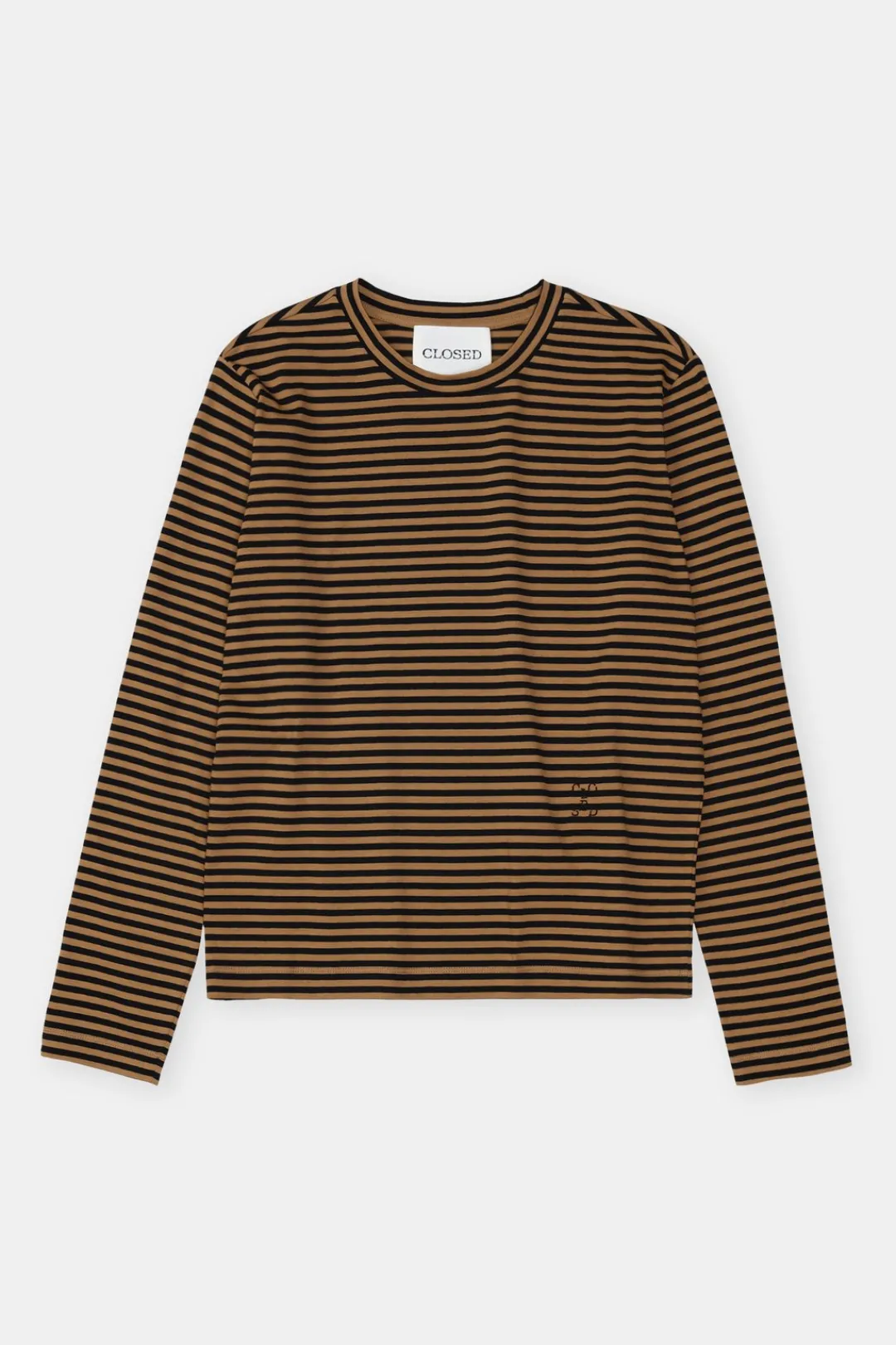 Closed Long-sleeved shirt made from organic cotton Tullamore brown Online