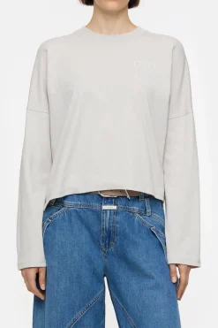 Closed Long-sleeved shirt made from organic cotton Soft grey Best