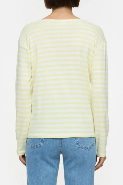 Closed Long-sleeved shirt made from an organic cotton blend Lemon yellow Discount
