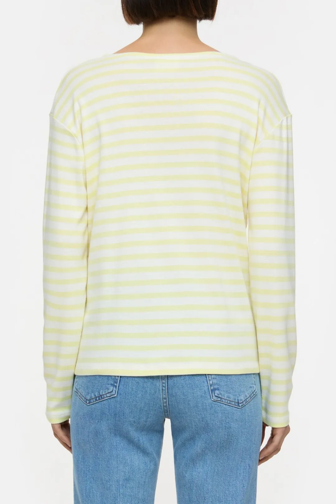 Closed Long-sleeved shirt made from an organic cotton blend Lemon yellow Discount