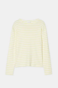 Closed Long-sleeved shirt made from an organic cotton blend Lemon yellow Discount