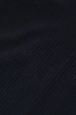 Closed Long-sleeved shirt with V-neck Black Best