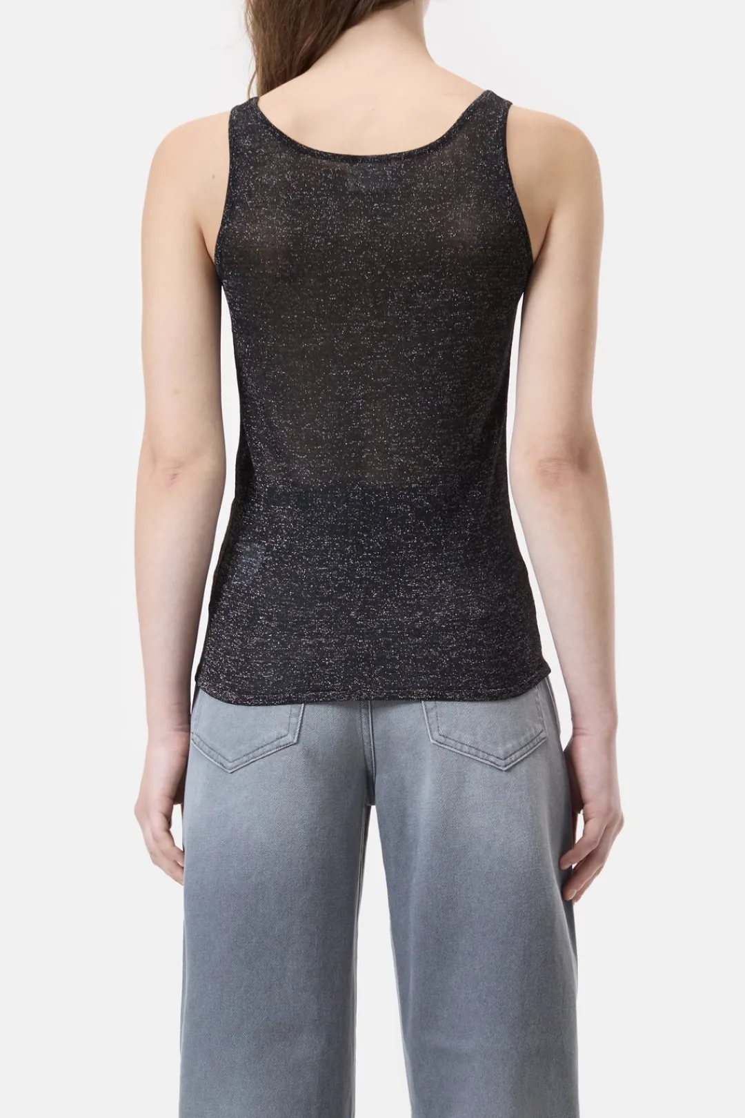 Closed Lurex knitted top Black Online