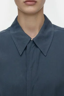 Closed Lyocell-linen jumpsuit Smokey blue Sale