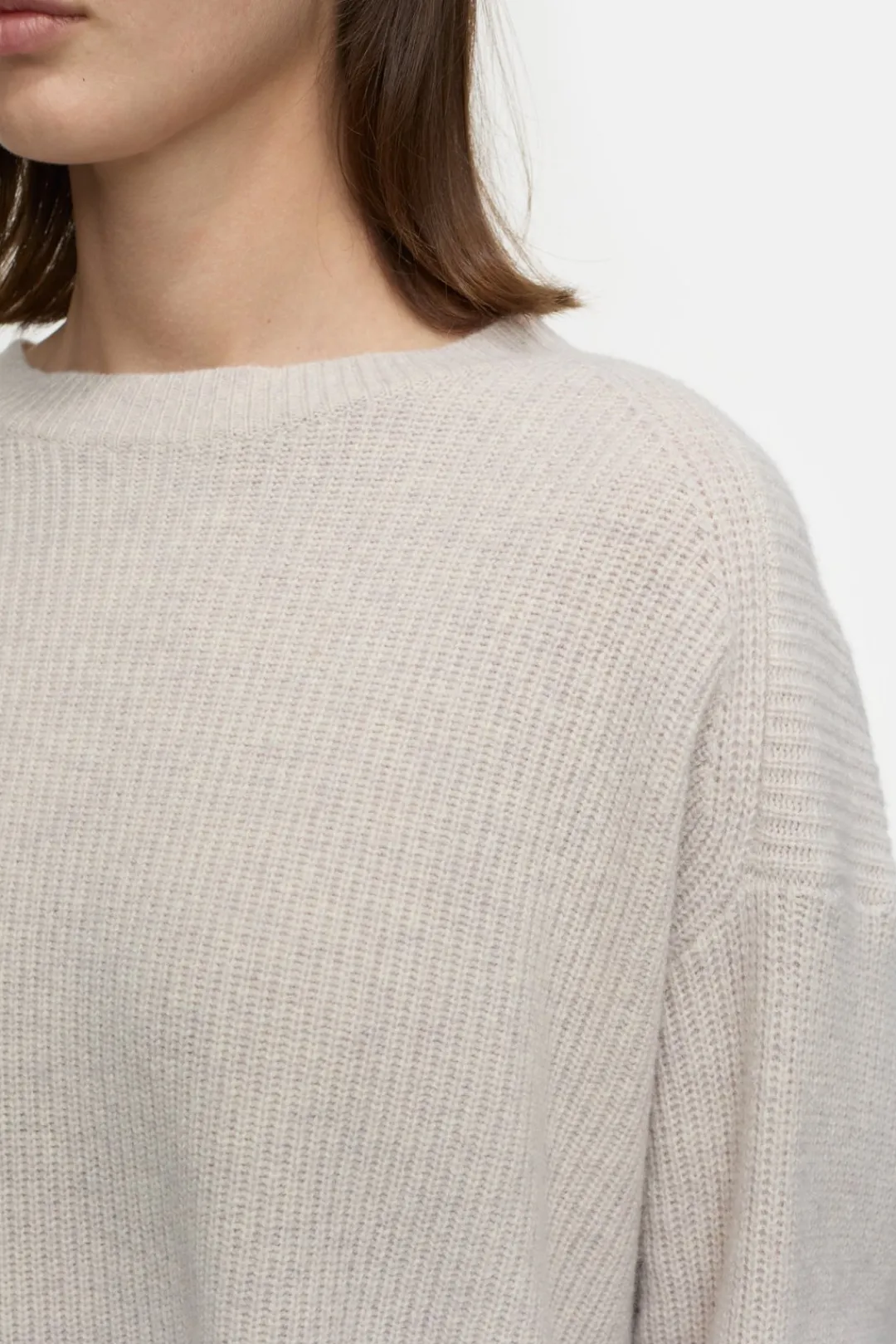Closed Merino wool jumper Pearl beige Outlet