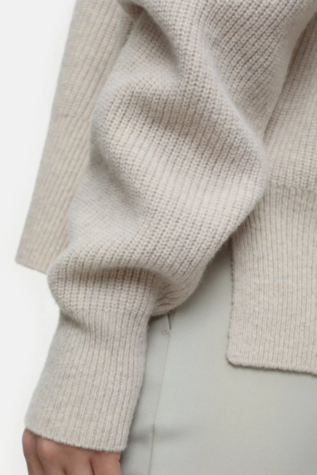 Closed Merino wool jumper Pearl beige Outlet