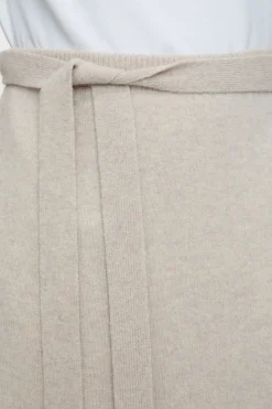 Closed Merino wool wrap skirt Pearl beige Outlet