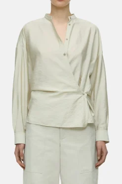 Closed Modal blend wrap blouse Sabbia beige Hot