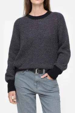 Closed Mohair mix jumper Irish coffee