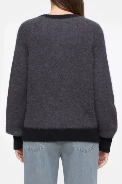 Closed Mohair mix jumper Irish coffee