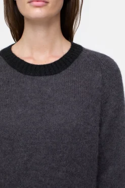 Closed Mohair mix jumper Irish coffee
