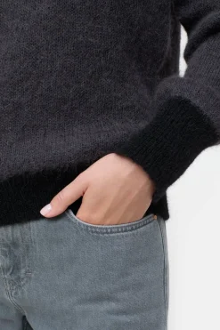 Closed Mohair mix jumper Irish coffee